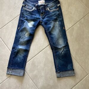 Big Star Dark Blue Ankle Jeans